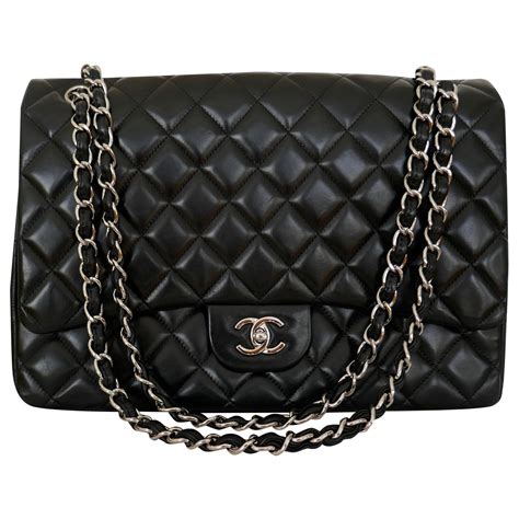 sac à main chanel noir|sac chanel timeless xxl.